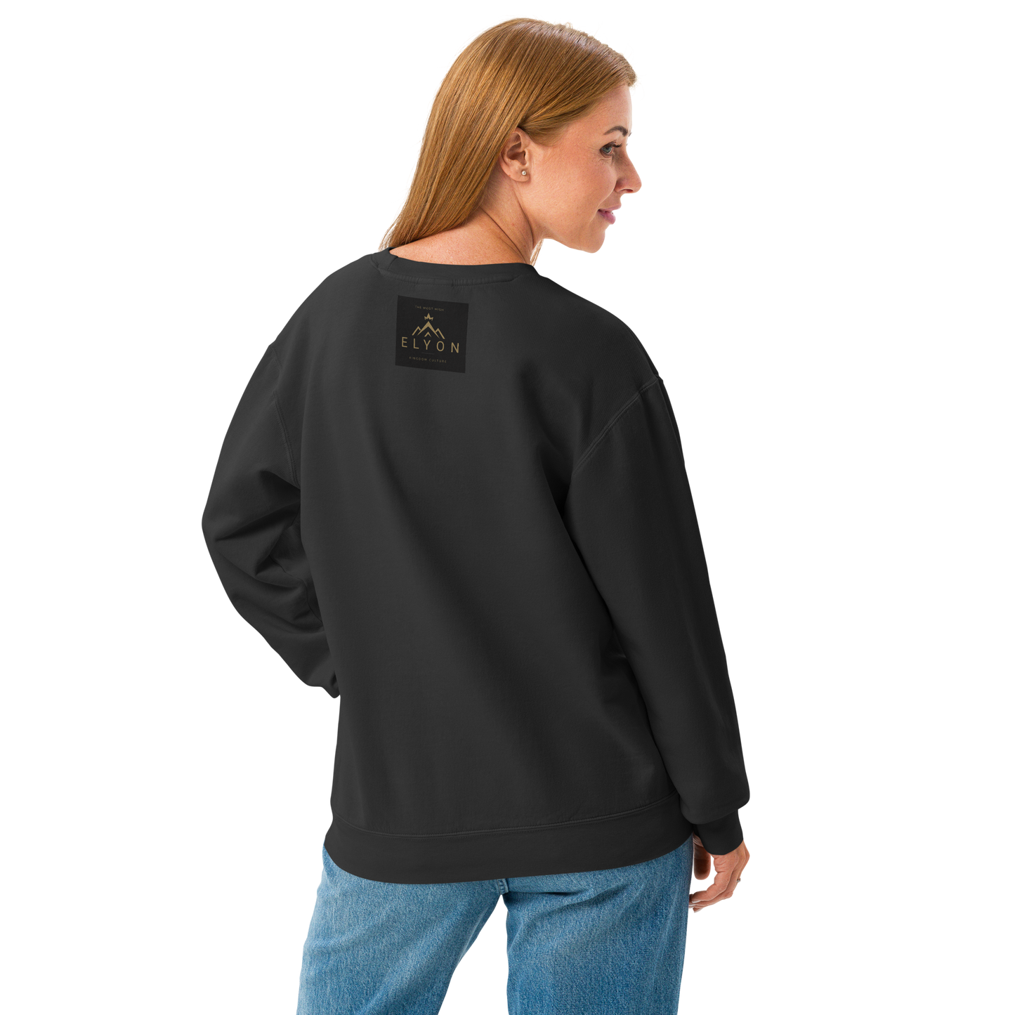 Garment-Dyed Fleece Crewneck