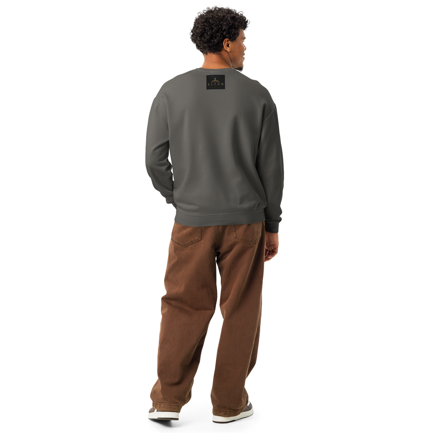Garment-Dyed Fleece Crewneck